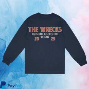 The Wrecks Merch Store 2025 Inside Outside Tour Long Sleeve Tee