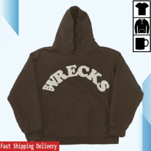The Wrecks Merch Store Puff Print Hoodie