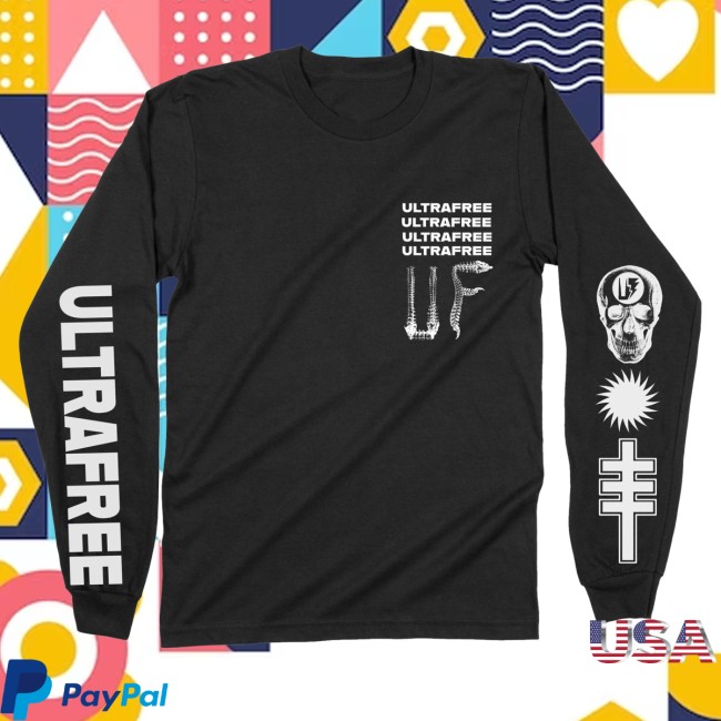 Ultrafree Merch Store Spinal Long Sleeve Black