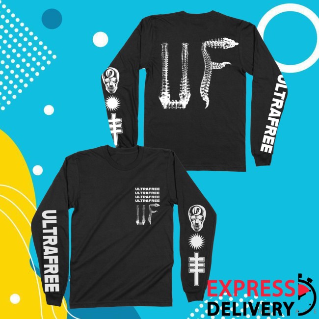 Ultrafree Merch Store Spinal Long Sleeve Black