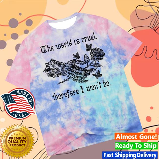 While Odin Sleeps Merch Store Cruel World Tie Dye Oversized Tee