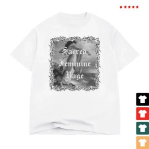 While Odin Sleeps Merch Store Sacred Feminine Rage Oversized Tee