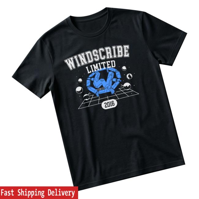 Windscribe Merch Store Collegiate Tee