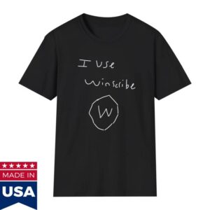Windscribe Merch Store I Use Winscribe Tee Black