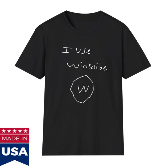 Windscribe Merch Store I Use Winscribe Tee Black