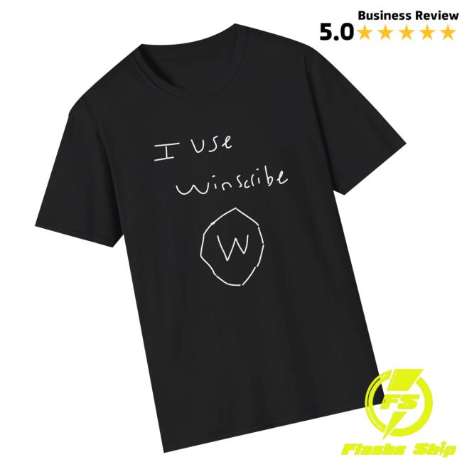 Windscribe Merch Store I Use Winscribe Tee Black
