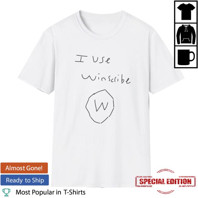 Windscribe Merch Store I Use Winscribe Tee White