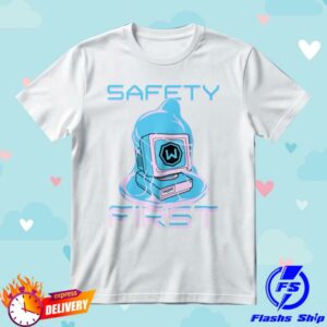 Windscribe Merch Store Safety First Tee White