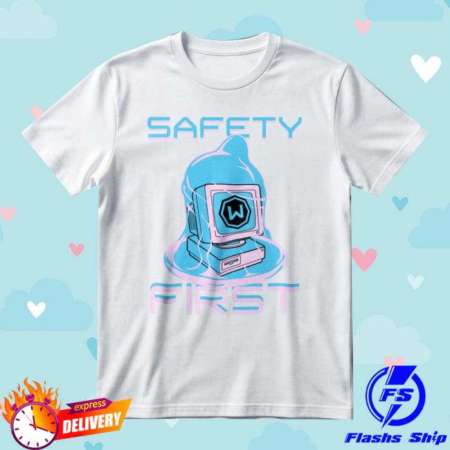 Windscribe Merch Store Safety First Tee White