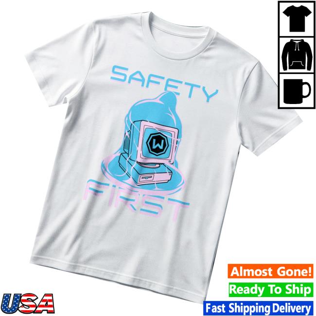 Windscribe Merch Store Safety First Tee White