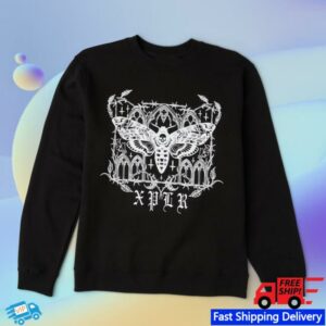 Xplr Store Merch Death's Head Crewneck Black