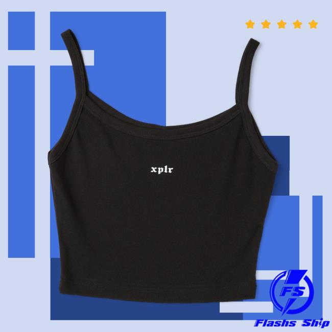 Xplr Store Merch Logo Spaghetti Strap Tank 2 Xplr Store Merch Logo Spaghetti Strap Tank