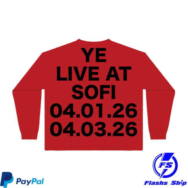 Ye Sofi Merch Store Ls-03 Ye Live Red
