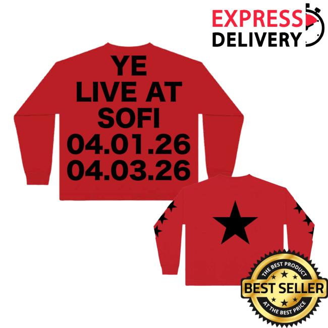 Ye Sofi Merch Store Ls-03 Ye Live Red