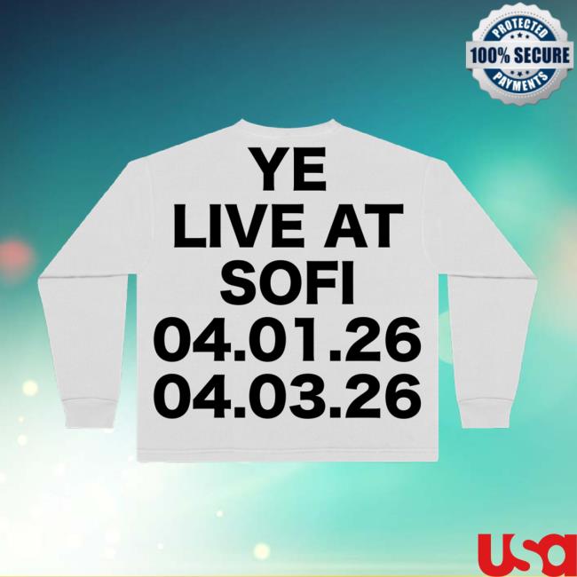 Ye Sofi Merch Store Ls-03 Ye Live White