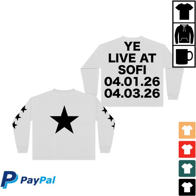 Ye Sofi Merch Store Ls-03 Ye Live White