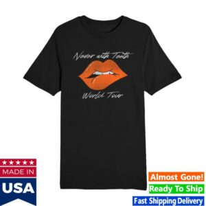 Zack Peter Merch Store Never With Teeth Tee