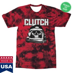 Clutch Merch Store Red Alert Astronaut Tie Dye