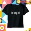 Dc The Don Store Merch 10 Outta 10 Crop Tee Blk