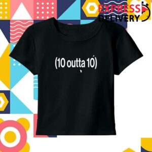 Dc The Don Store Merch 10 Outta 10 Crop Tee Blk