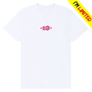 December 10 Store Merch December 10 White Doodle T-Shirt