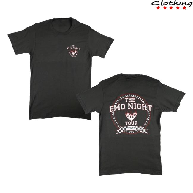 Emo Night Tour Merch Store Fraternity Tee 2 Emo Night Tour Merch Store Fraternity Tee