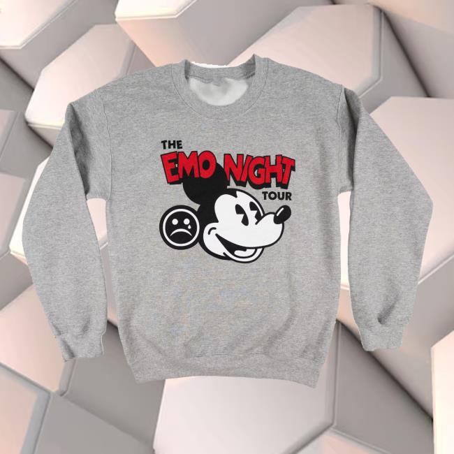 Emo Night Tour Merch Store Mouse Crewneck 2 Emo Night Tour Merch Store Mouse Crewneck