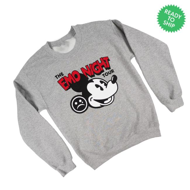 Emo Night Tour Merch Store Mouse Crewneck 3 Emo Night Tour Merch Store Mouse Crewneck