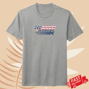 Hendrick Motorsports Merch Store Hendrick Motorsports 4-Car Patriotic Grey T-Shirt