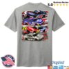 Hendrick Motorsports Merch Store Hendrick Motorsports 4-Car Patriotic Grey T-Shirt