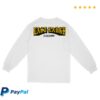 Last Laugh Tattoo Merch Store Monogram Long Sleeve White