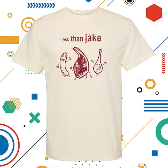 Less Than Jake Merch Store Less Than Jake Eat Meat Vintage T-Shirt 4 Less Than Jake Merch Store Less Than Jake Eat Meat Vintage T-Shirt