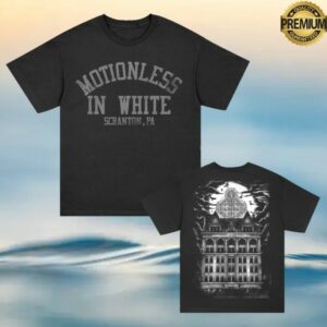 Motionless In White Store Merch Afraid Of The Dark Poster T-Shirt