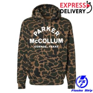 Parker Mccollum Merch Store Camo Arch Text Hoodie