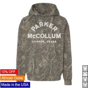 Parker Mccollum Merch Store Deadwood Camo Arch Text Hoodie