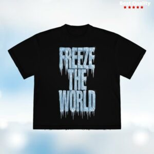 Reaven Merch Store Reaven Black Freeze The World T-Shirt