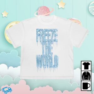 Reaven Merch Store Reaven White Freeze The World T-Shirt