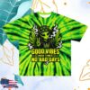 Sadstonie Merch Store Good Vibes Alien Tie Dye T-Shirt