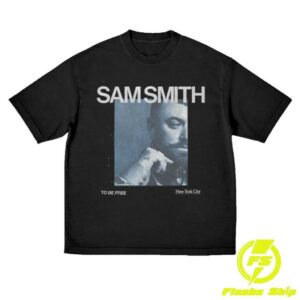 Sam Smith Merch Store To Be Free Nyc Black T-Shirt