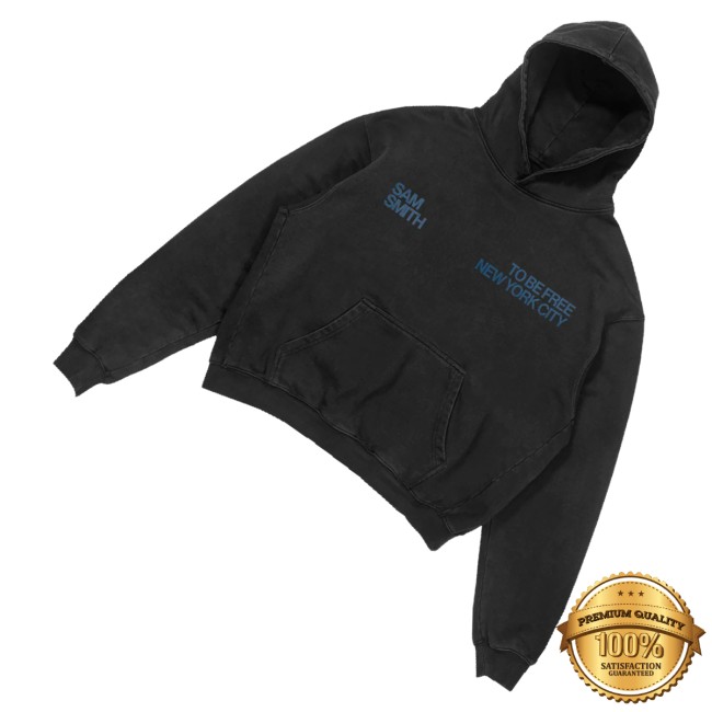 Sam Smith Merch Store To Be Free Nyc Washed Black Hoodie 3 Sam Smith Merch Store To Be Free Nyc Washed Black Hoodie