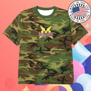 100 Thieves Merch Store 100T X Momotoys Woodland Camo T-Shirt
