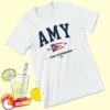 Acton For Governor Merch Store Amy For Governor Collegiate (Unisex White Tee)