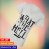 Avril Lavigne Merch Store What The Hell V-Neck Tee