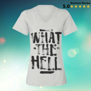 Avril Lavigne Store Merch What The Hell V-Neck Tee
