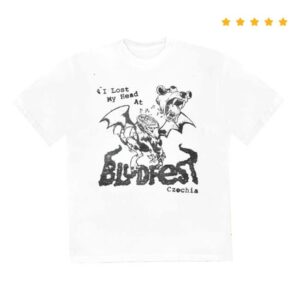 Bludfest Merch Store I Lost My Head Tee White