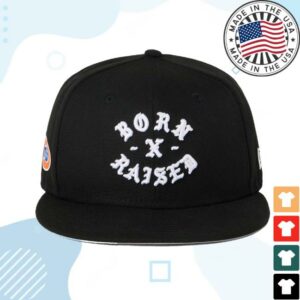 Born X Raised Merch Store Born X Raised 76 Rocker Hat Black