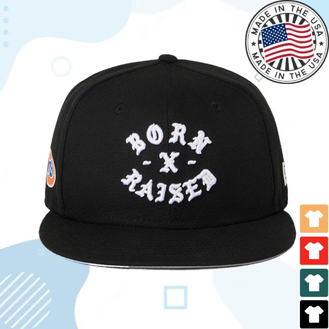 Born X Raised Merch Store Born X Raised 76 Rocker Hat Black 5 Born X Raised Merch Store Born X Raised 76 Rocker Hat Black