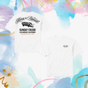 Born X Raised Merch Store Born X Raised 76 Sunday Cruise Tee White