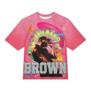 Chris Brown Shop Merch Breezy Citrus Oversized Cotton T-Shirt
