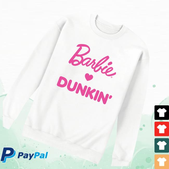 Dunkin Runs On Store Merch Dunkin' X Barbie Crewneck 3 Dunkin Runs On Store Merch Dunkin' X Barbie Crewneck